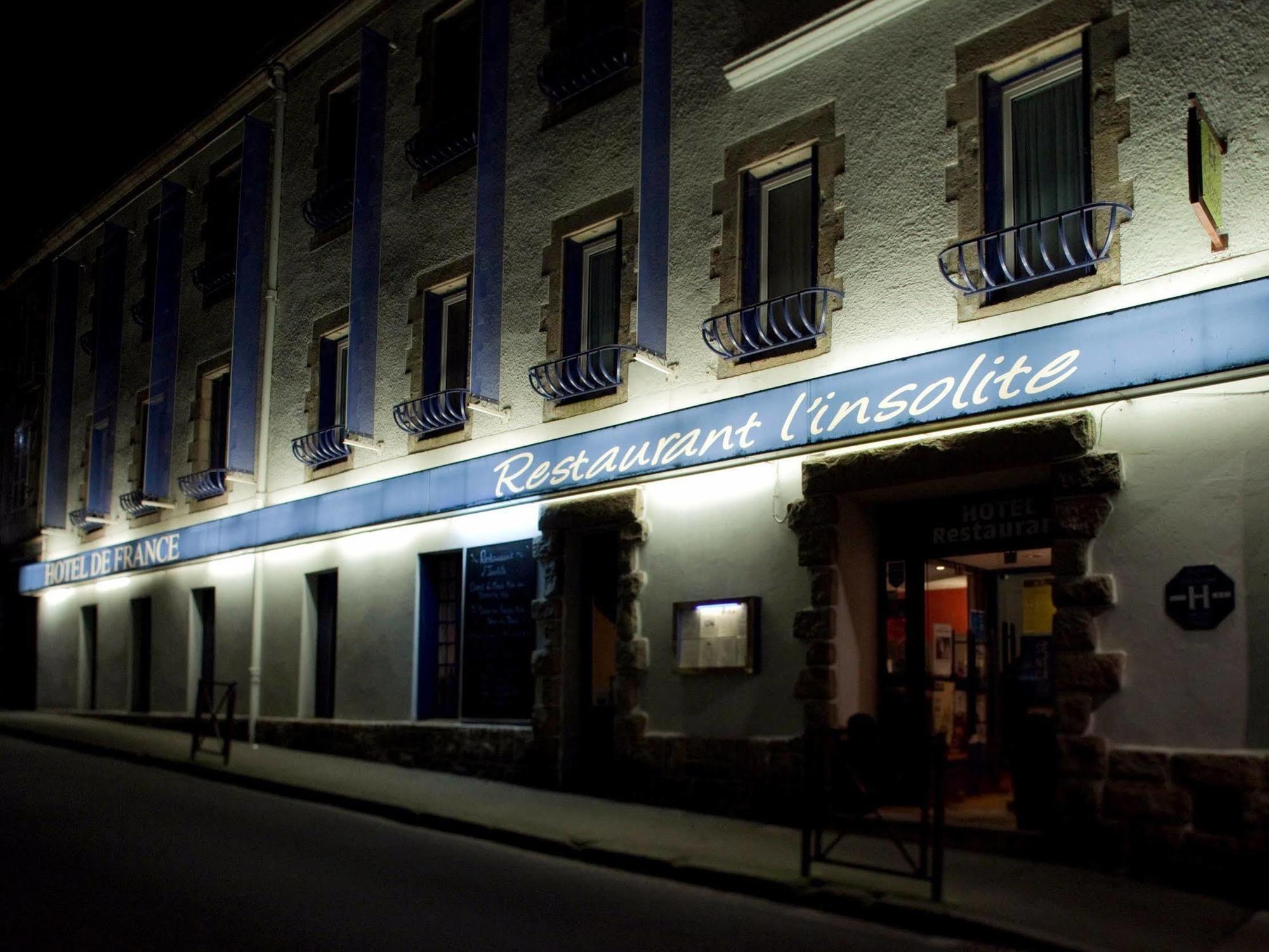 Hotel De France - Restaurant L'Insolite Douarnenez Exteriör bild